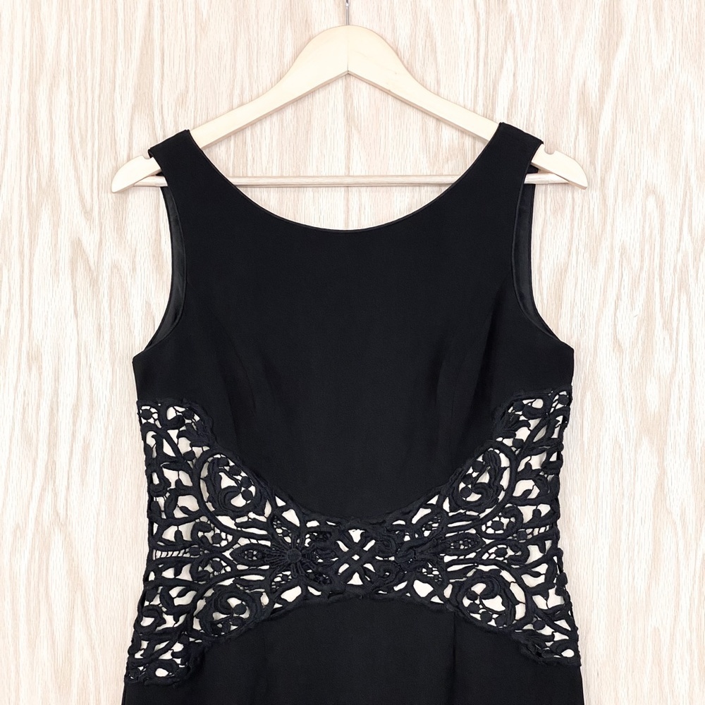 Donna Ricco Black Lace Cocktail Dress - Picture 2 of 10